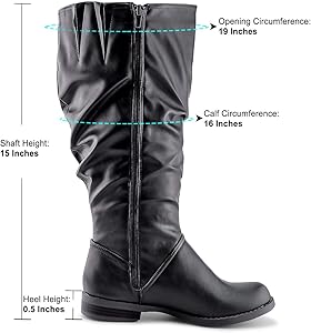 15 inch calf boots