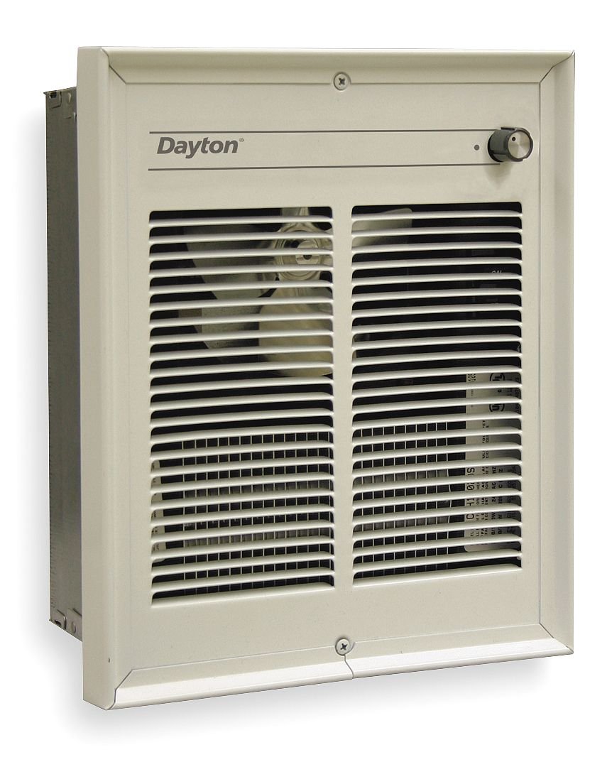 Dayton 3WU90 Architectural Wall Heater 2kW, 240/208V Built In Heaters