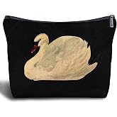 Zomhix Swan Purse for Women - Swan Makeup Bag Gifts, Zippered Bag for Purse Travel Bags