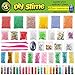 Slime Supplies Kit 55 Pack – Galaxy Egg, Googly Eyes, Glitter Shake Jars, Pearls, Wonderful Fruit Slices, Great Sugar Papers, Fantastic Fishbowl Beads, Foam Balls, Amazing Fun Tools