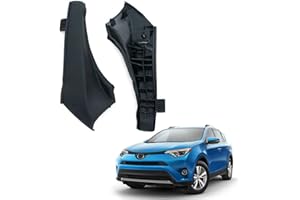 FITFOYO 2Pcs Front Windshield Wiper Side Cowl Extension Cover Trim For Toyota RAV4 2013 2014 2015 2016 2017 2018 2019