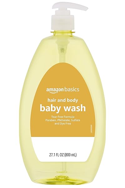 AMAZON BASICS TEAR-FREE BABY HAIR AND BODY WASH,...