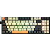 Redragon Wired Mechanical Gaming Keyboard with RGB Backlit, 94 Keys, Programmable Macro Editing, Numeric Pad, Red Switches, C