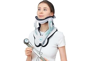 Zenopax Cervical Traction Device with Manual Air Pump, Easy & Effective Neck Stretcher Cervical Traction for Home Use, Neck P