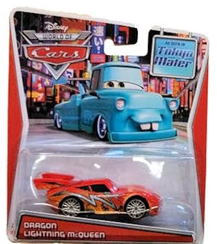 Delta Enterprise Disney Pixar Cars, Toon Die-Cast, Dragon Lightning Mcqueen, 1:55 Scale