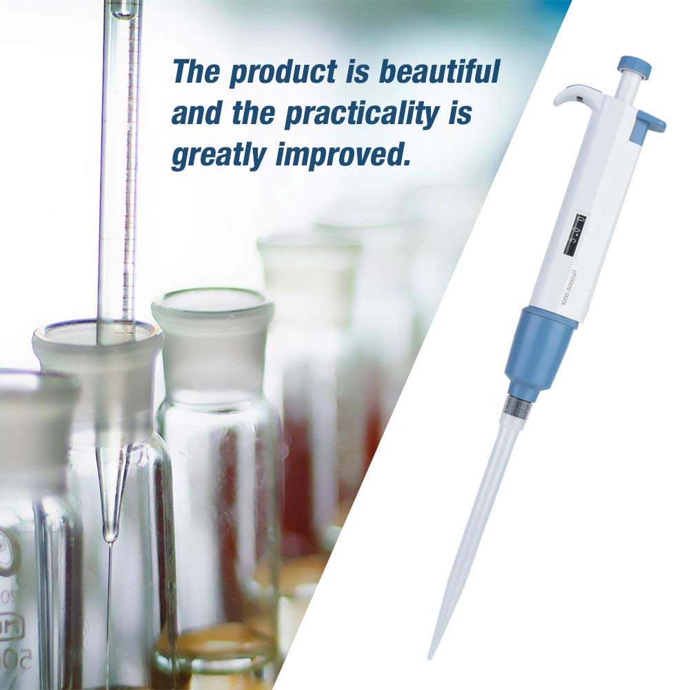 Adjustable Micro Pipettor,1000-5000ul Scientific Manual Variable Volume Pipette,School Education Researchr Sampling Testing Liquid Transfer - Image 4