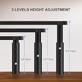 Bracwiser Monitor Stand Riser 3 Height Adjustable Mesh Platform 20kg view 2