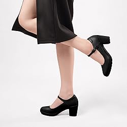 Cusolemore Closed Toe Heels for Women with Arch