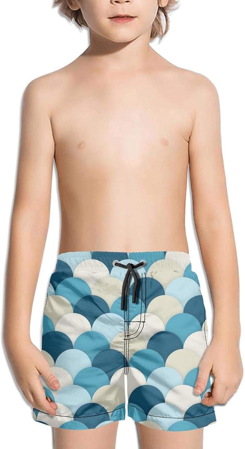 ALGASH Animal Mermaid Boys Swim Trunks Athletic Pants Clothing