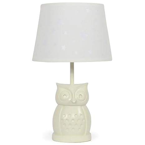 white lamp base nursery