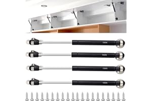 4 Pack 10inch 100N/25lb Gas Struts for Cabinets - Professional Cabinet Shocks and Gas Struts,Gas Hydraulic Springs, Lift Supp