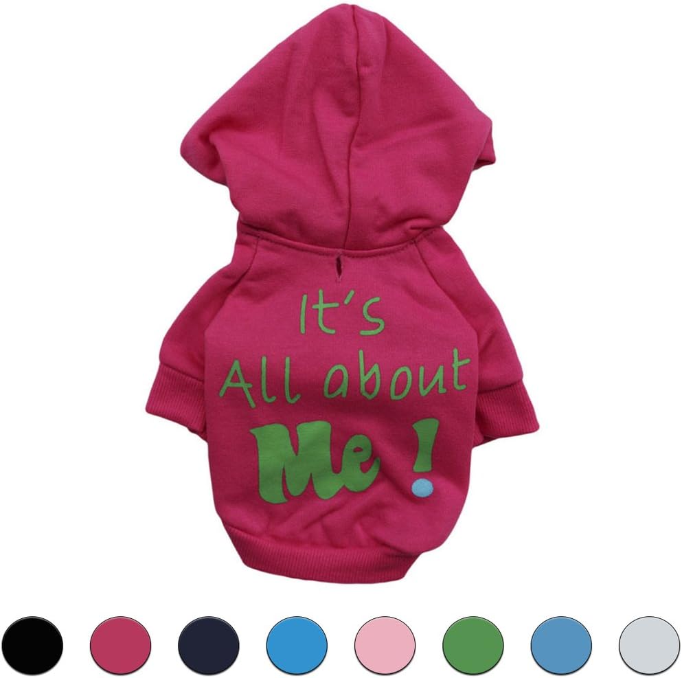 Ollypet Pet Clothes Puppy Sweater for Small Dogs Cute Teacup Chihuahua Yorkie Fleece Hoodie Clothing for Winter
