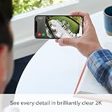 Ring Spotlight Cam Pro Battery 2K Video 3D Motion Bird's Eye View LED Lights view 3