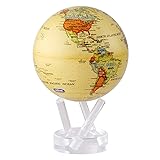 MOVA Globe Yellow Political Map