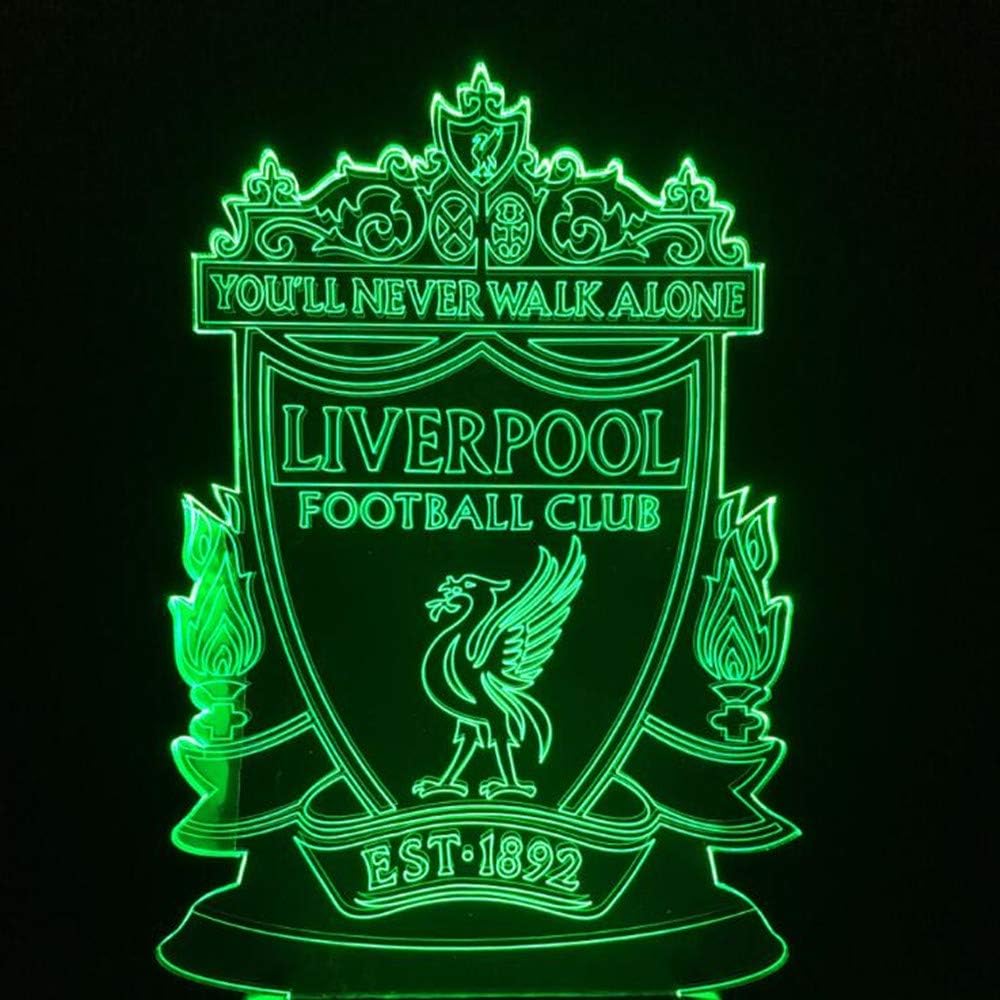 Liverpool Fc 3d Acrylic Led Light Touch Table Lamp With Remote Control New Liverpool Fc 3d Acrylic Led Light Touch Table Lamp With Remote Control New