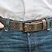 Hanks A1100 Casual Jean Belt - Crazy Horse Leather-Black Buckle - 42