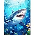 Zariocy 5D Diamond Art Painting Kits Volpe, DIY Dipingere Con Animali Arte Diamante Trapano Completo Rotondo Dipinti Ricamo Diamante per Decorazione Parete Ufficio Casa 30x40 cm-228