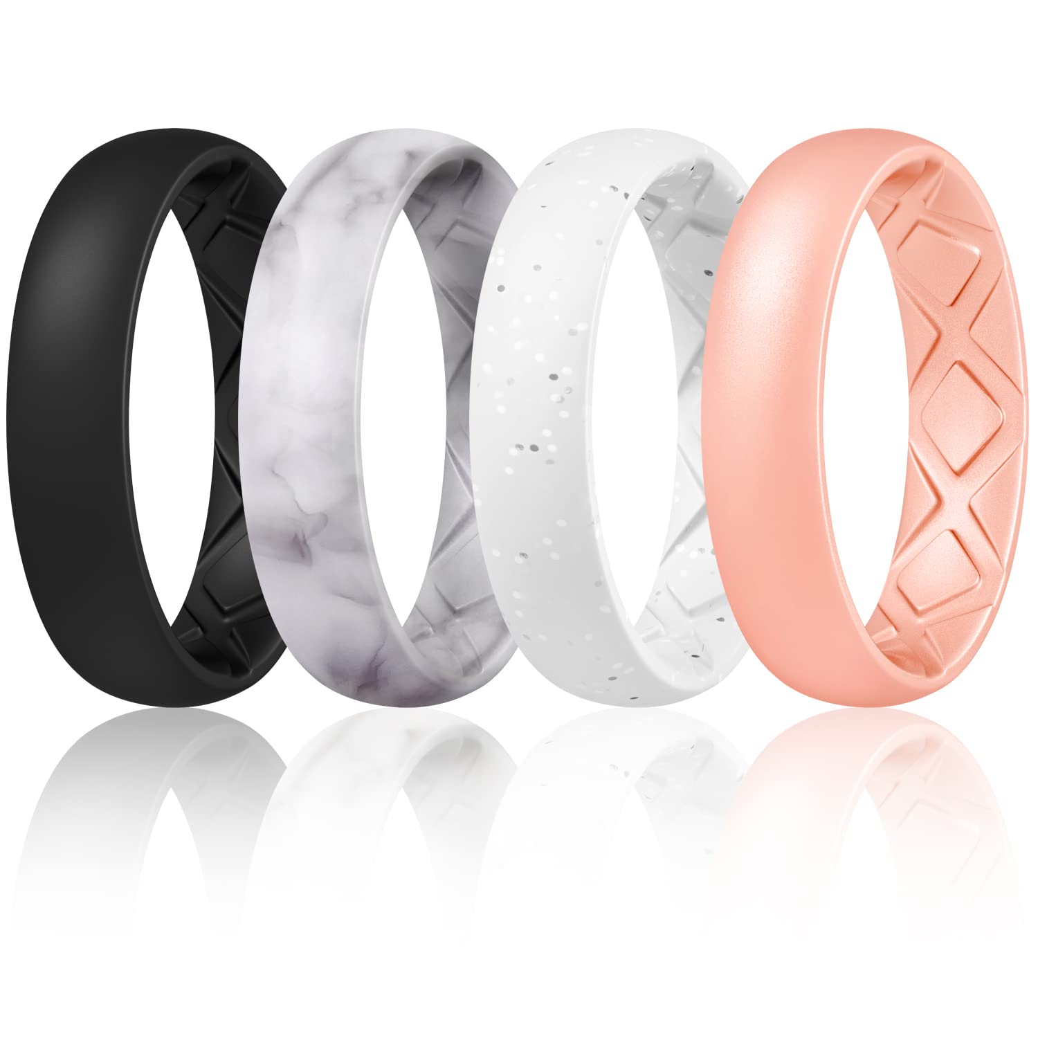 Egnaro Women’s Silicone Engagement Rings, Inner