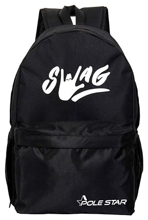 POLE STAR Impact Swag Black Casual bagpack/College Backpack Bag