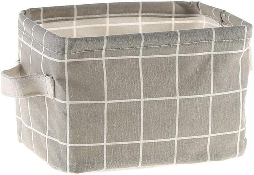 Ogquaton Creativa Cesta de Tela Rectangular Canasta de Almacenamiento