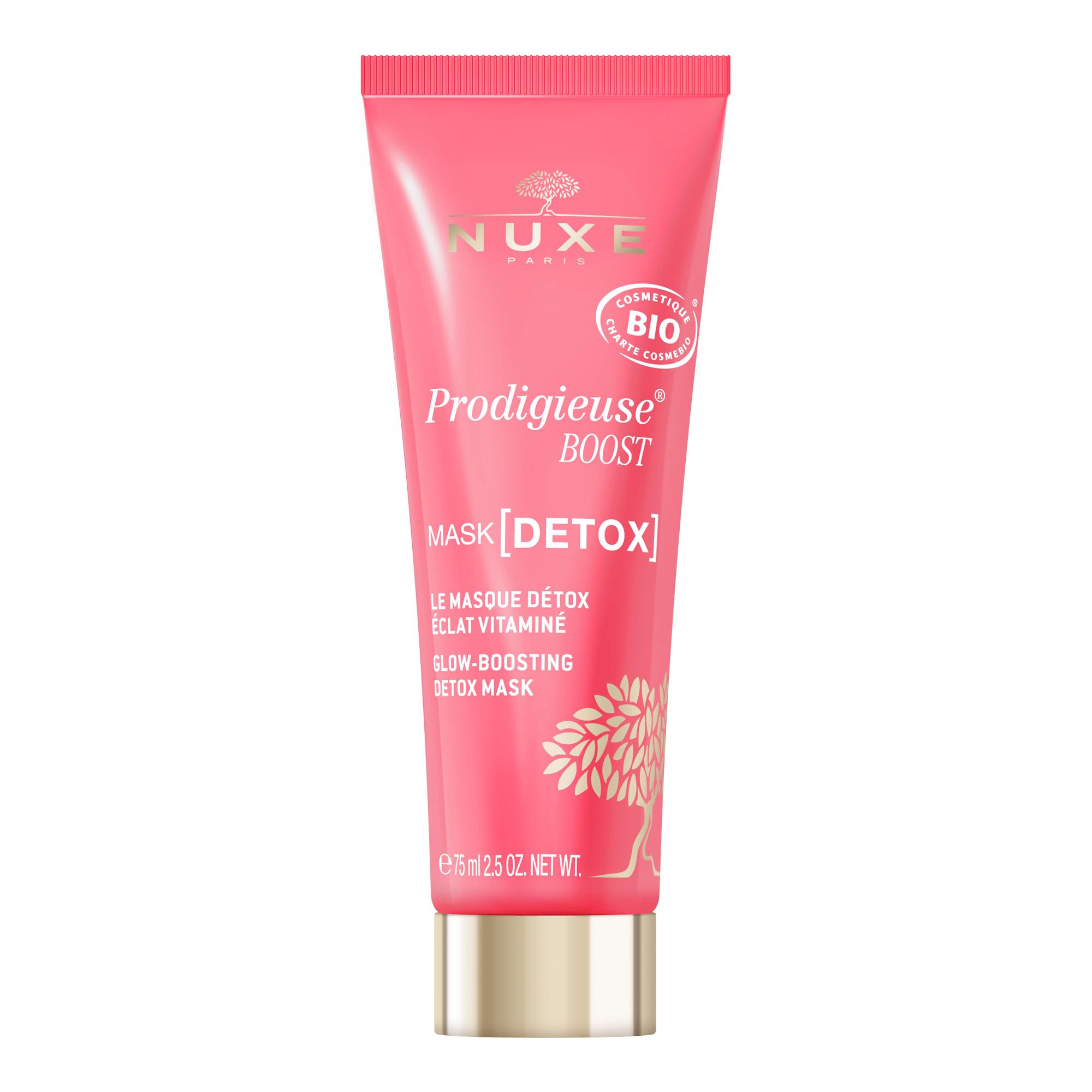 Nuxe Prodigieuse Boost Radiance Detox Mask 75ml, 5-Minute Face Mask, With Citrus Extract to Clear Skin & Boost Radiance, Refines Texture & Brightens Complexion