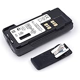 RaddioAcery PMNN4409 PMNN4409AR 7.4V 2600mAh Rechargeable Li-ion Battery for XPR7350 XPR7380 XPR7550 XPR7580 XPR3300e XPR3500e APX1000 APX4000 with Belt Clip