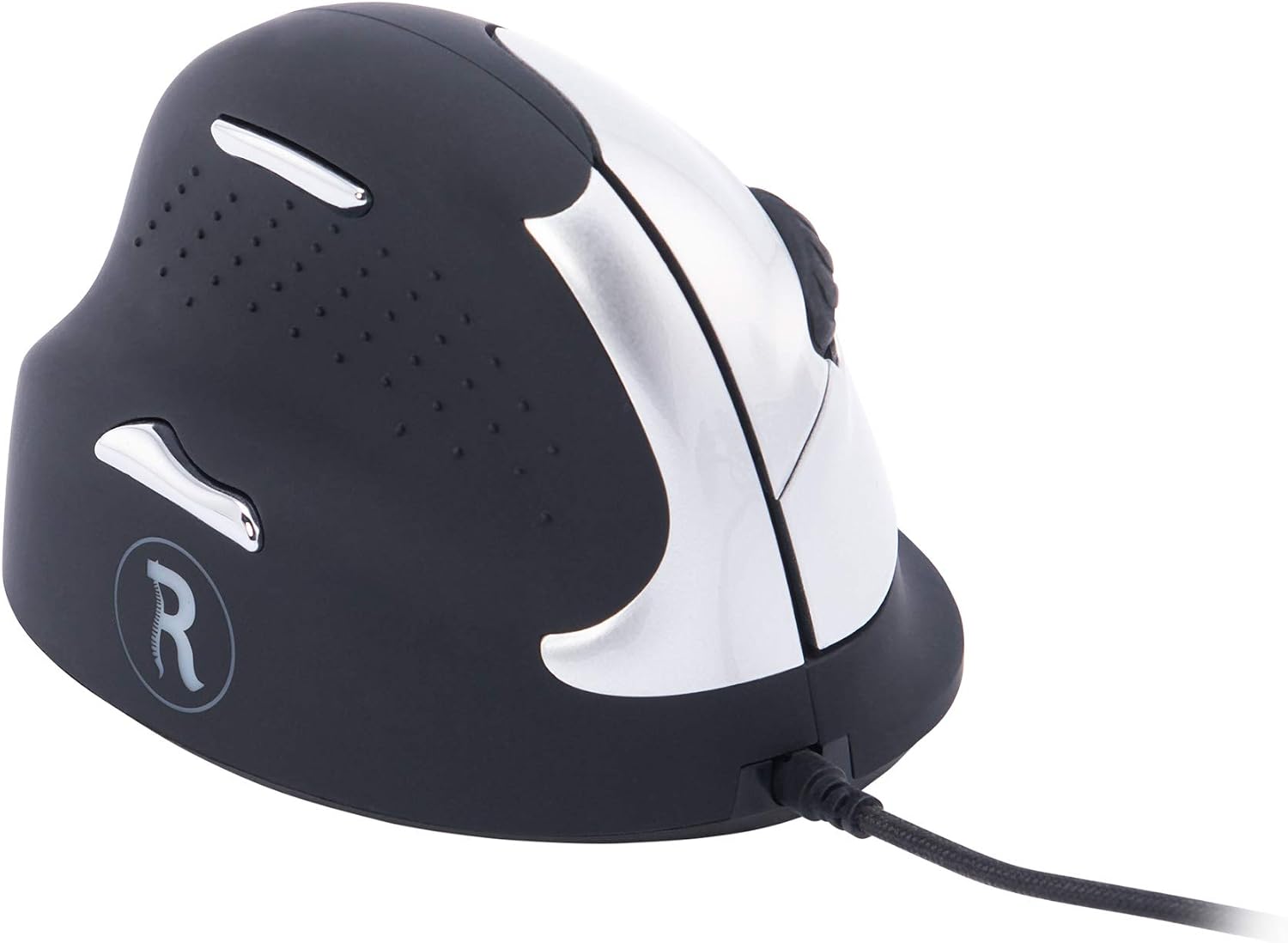 R-Go Tools HE Break Mouse - Ergonomic mouse - Anti-RSI Software - Medium (Hand Size 165-185mm) - Left Handed - Wired Black, RGOBRHESML - Image 3