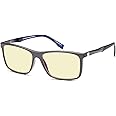 TRUST Blue Light Blocking Glasses for Men - Anti Eye Strain UV Glare of Digital Screens n Fluorescent Light - TV Video Gaming