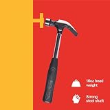 Amtech Claw Hammer 16oz Durable Drop Forged Head Non-Slip Grip Lightweight view 2