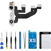 CYKJGS for iPhone Xs Front Camera Replacement Flex Cable Connector OEM | Face Front 7MP Camera Part Facing Lens Module Light Receiver Transmitter Full Repair Tools Kit A1920 A2097 A2098 A2100