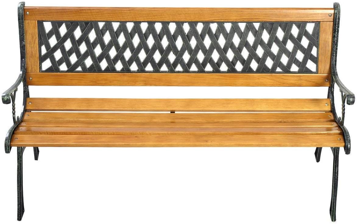 Amazon Com 49 1 2 Patio Park Garden Bench Porch Path Chair