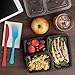 SupperSet Meal Prep Containers with Lids (21-pack) 3 Compartment Bento Box | 36 oz. Stackable, Certified BPA-Free, Portion Control | Reusable, Durable | Microwave, Freezer & Dishwasher Safe