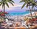 Morgofun DIY Oil Painting Paint by Numbers for Adults, Paint by Number Kits Beautiful Hawaii Scenery Painting by Numbers for Adults 16x20inch (Hawaii)