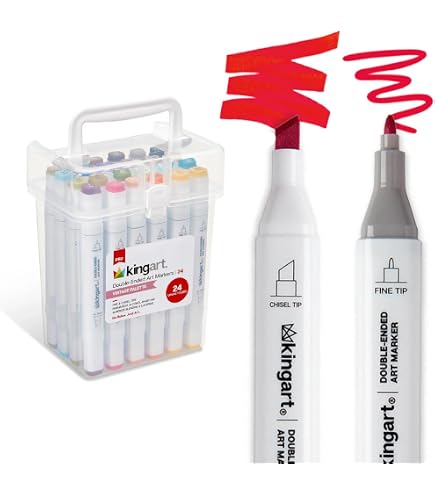 Amazon.com: KINGART PRO Double-Ended Art Markers 48 Colors
