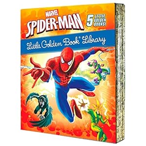 Spider-Man Little Golden Book Library (Marvel): Spider-Man!; Trapped by the Green Goblin; The Big Freeze!; High Voltage!; Night of the Vulture!