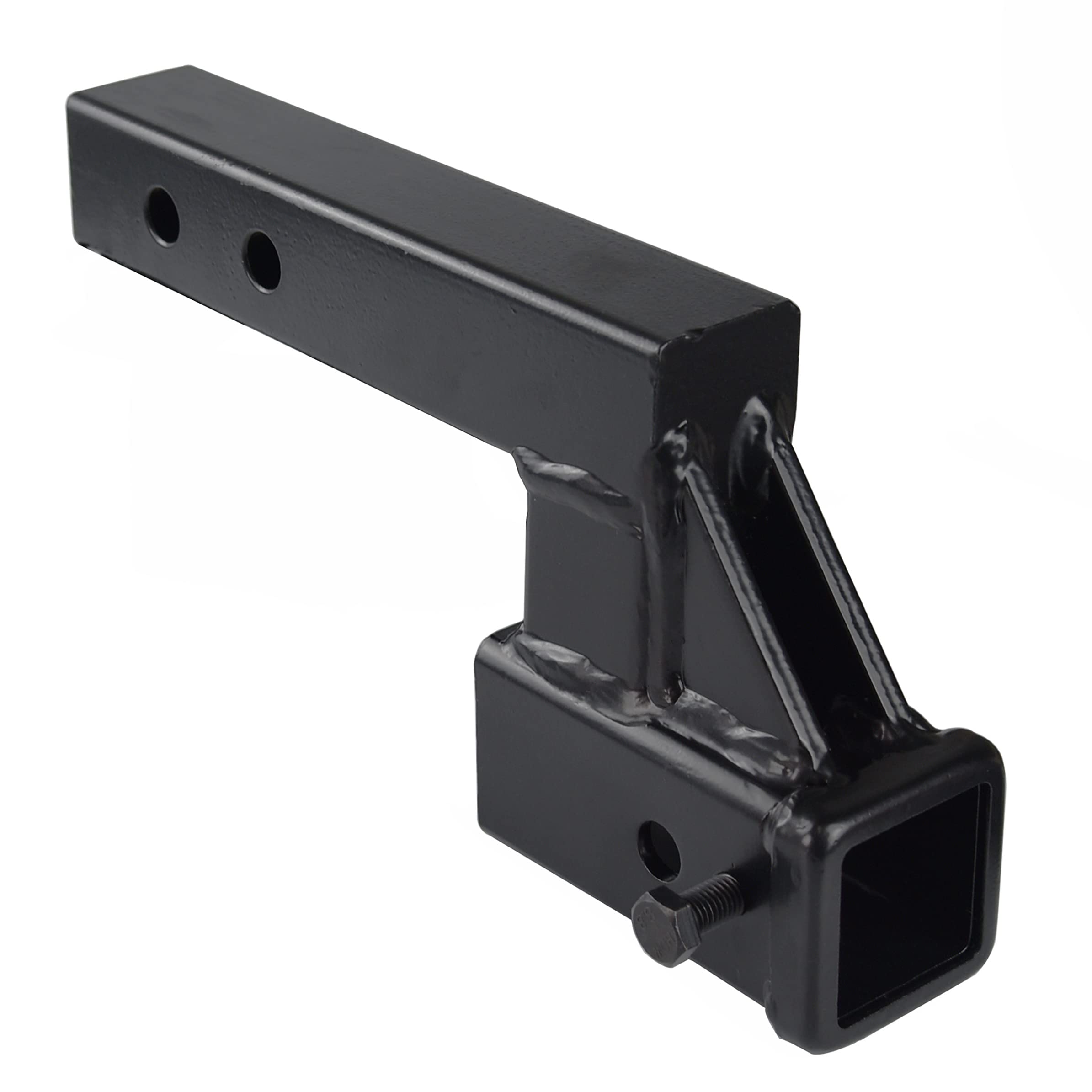 Photo 1 of REYSUN 864122 Trailer Hitch Riser 2 inch Receiver Hitch Extension with 4-1/4 inch Rise/Drop, Solid Shank?Hitch Pin Kit Included…