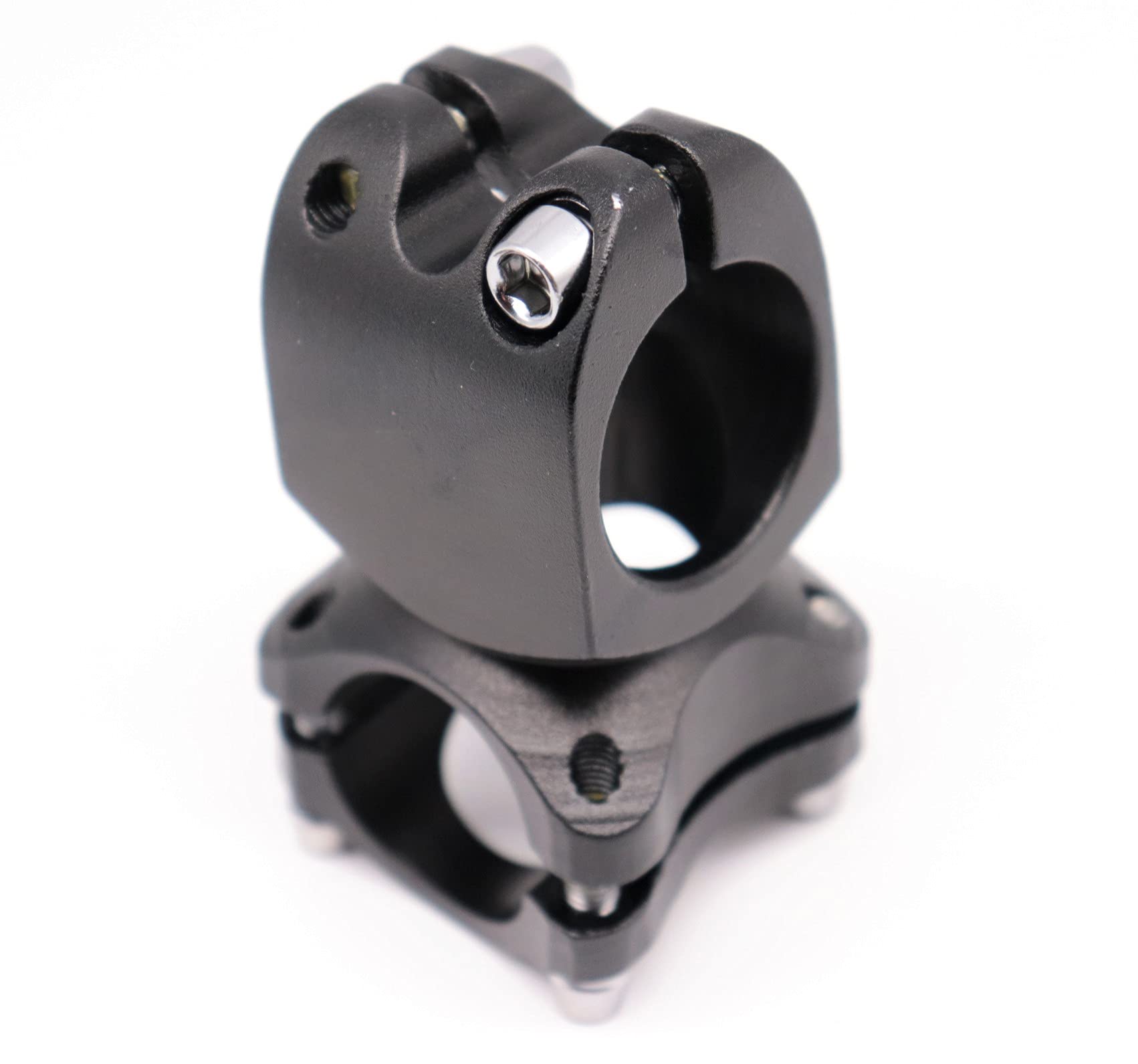 Aluminium bike handlebar stem 25.4 mm x 32 mm, length 7 ° for Fixie, single speed, black