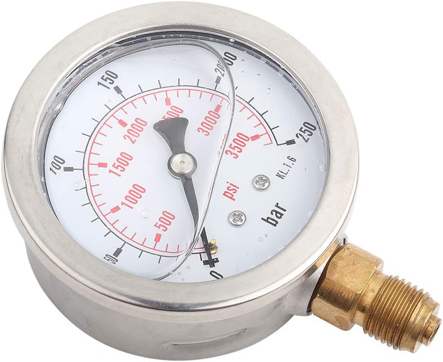 Wasser-Manometer Pool-Manometer 250PSI 1/4