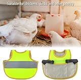 DONGKER Chicken Reflective Vest Poultry Hen Saddle Apron Adjustable Strap Duck view 8