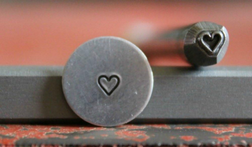 Supply Guy 4mm Heart Metal Punch Design Stamp F-26