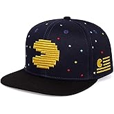 Classic Arcade Game Retro Cartoon Man Baseball Cap Adjustable Snapback Hat Multicolor