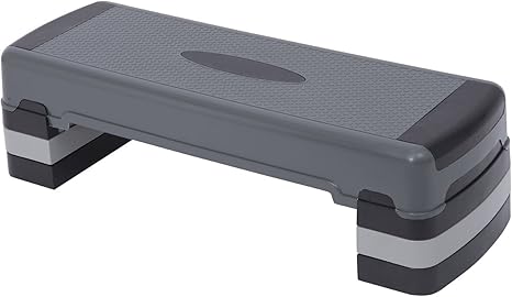 Soozier Adjustable Aerobic Stepper Fitness Platform