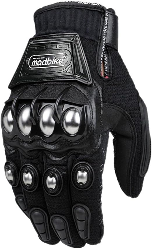 ILM Alloy Steel Outdoor Gloves Motorcycle Powersports Racing Gloves (XL