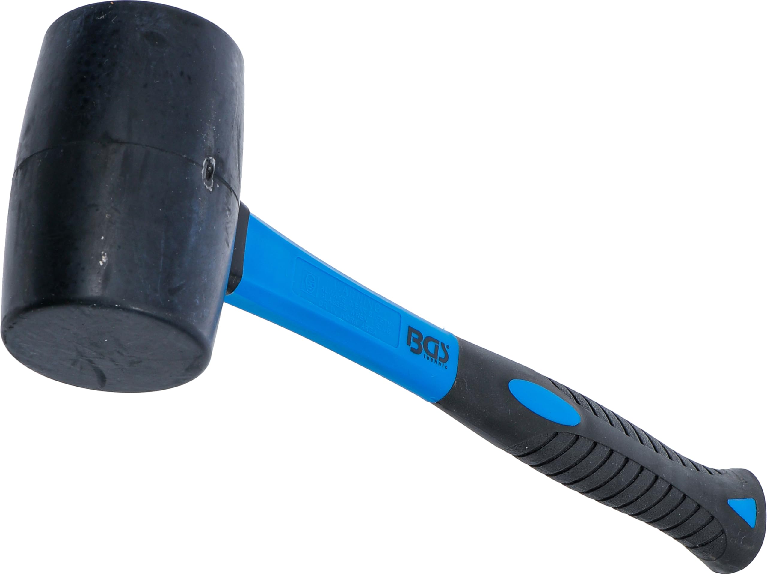 BGS 1961 | Rubber Mallet | Fibreglas Shaft | black Head | Ø 60 mm | 500 g