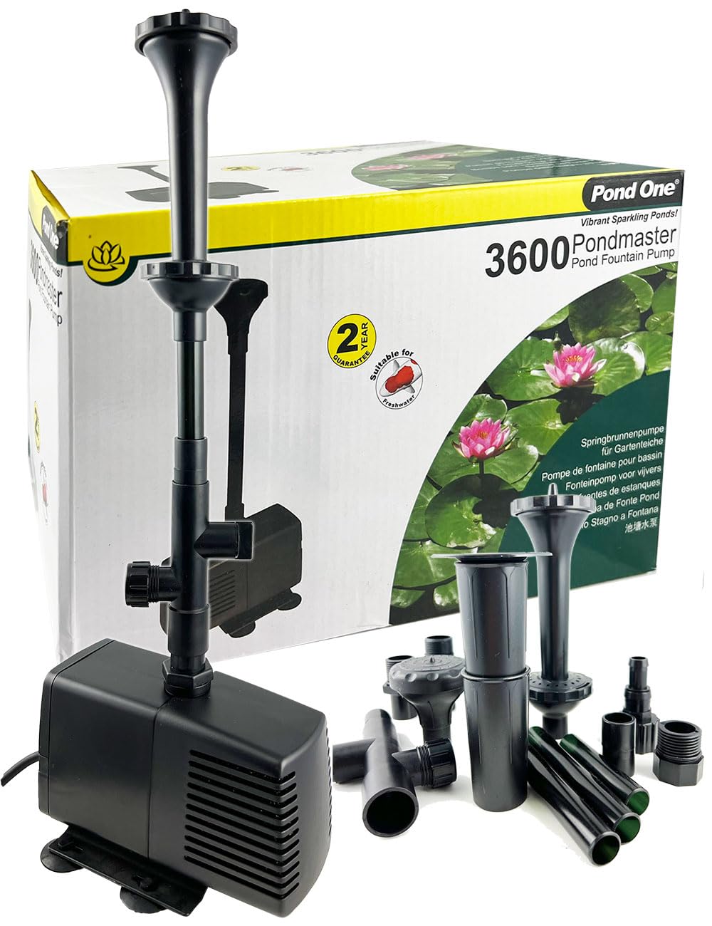 POND ONE 3600 Pond Master Pond Fountain and Filter Pump… (3500L/H)
