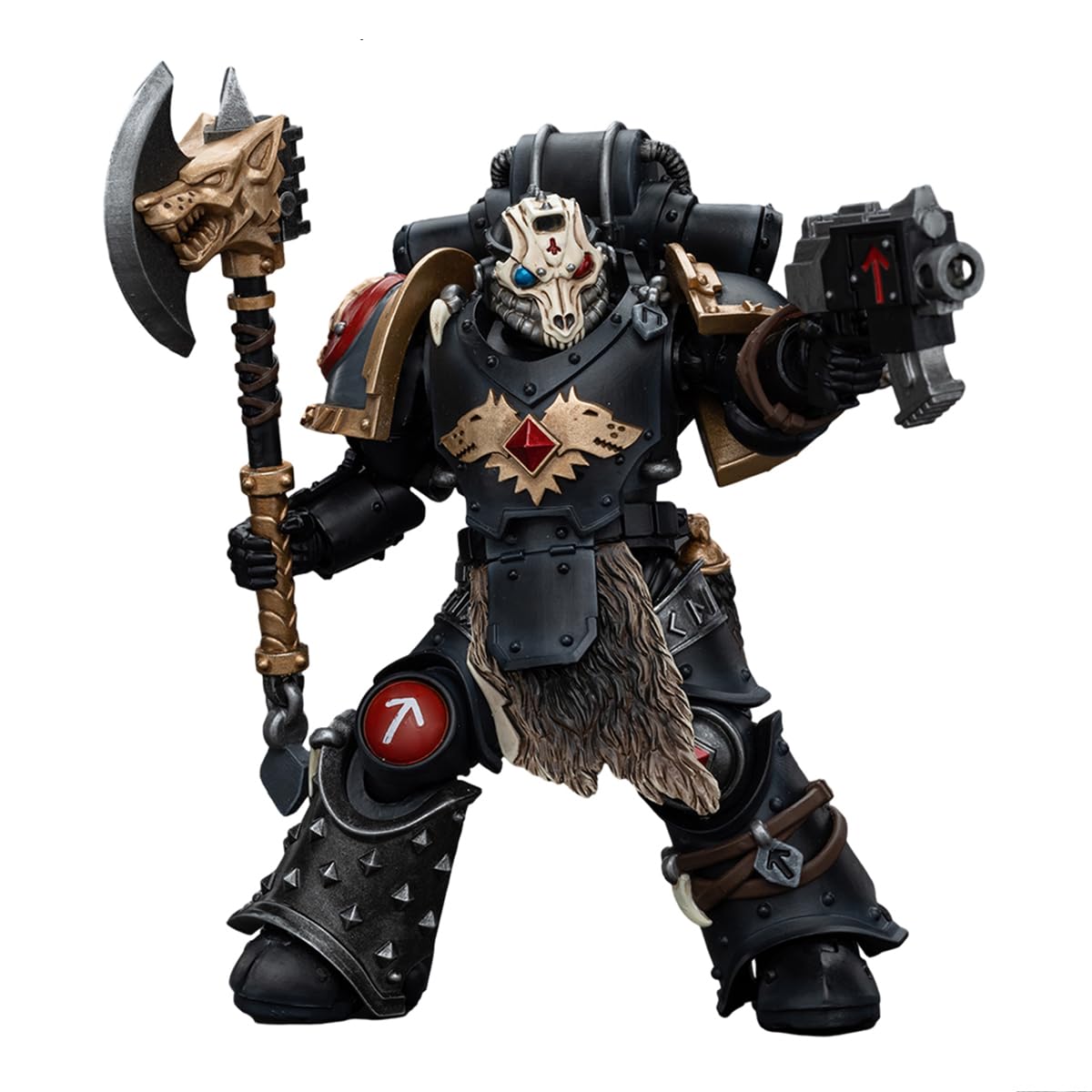 HiPlay JoyToy Warhammer The Horus Heresy Collectible Figure: Space Wolves Deathsworn Pack Deathsworn 4, 1:18 Scale Action Figures JT6113