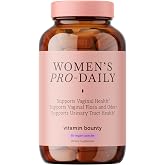 Vitamin Bounty Pro-Daily Vaginal Probiotics for Women &ndash; 10 Billion CFU, 5 Strains with Cranberry &amp; Prebiotics &ndash; Womens Probiotic for pH Balance, Digestive, Yeast &amp; Urinary Support &ndash; 60 Capsules