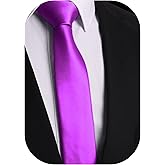 Dibi Solid Color Ties for Men, Formal Mens Ties, Neck Tie, Classic Tie for Boys Women Teens, Wedding Business Costume Necktie