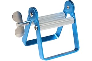 ＫＬＫＣＭＳ Toothpaste Squeezer Manual Tube Squeezer Roller Dispenser Metal Stainless Steel Wringer Pusher Tool for Efficient Sque