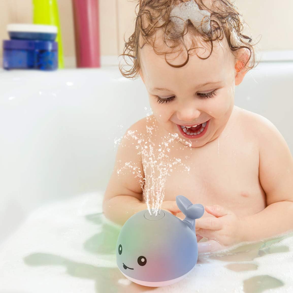 sprinkler buddy bath toy